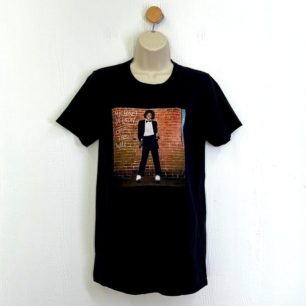 Michael Jackson - Off The Wall Michael Jackson Graphic Short Sleeve T Shirt SM
